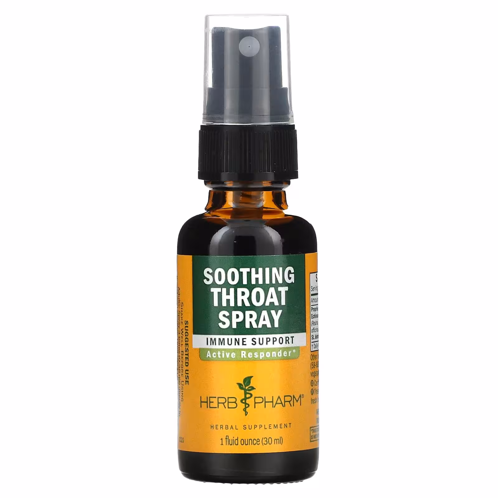 Herb Pharm, Успокаивающий спрей для горла, 29,6 мл (1 жидк. унция)