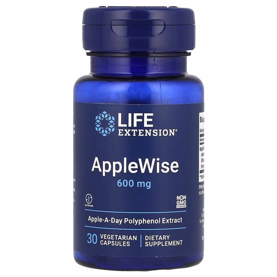 Life Extension, AppleWise, 600 мг, 30 растительных капсул