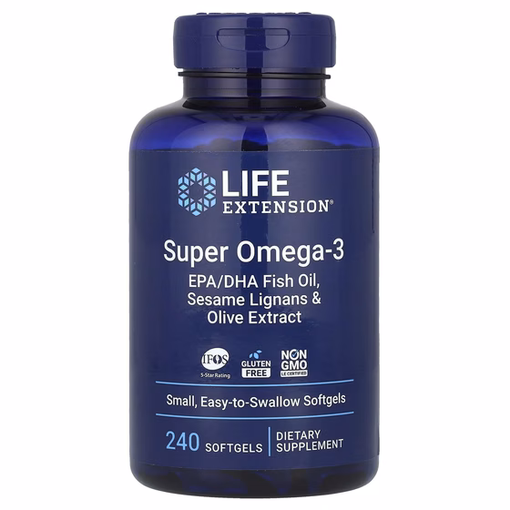 Life Extension, Omega Foundations, Super Omega-3, 240 таблеток в мягкой оболочке