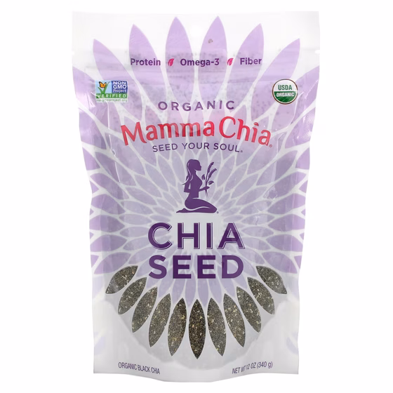 Mamma Chia, органические семена чиа, 340 г (12 унций)