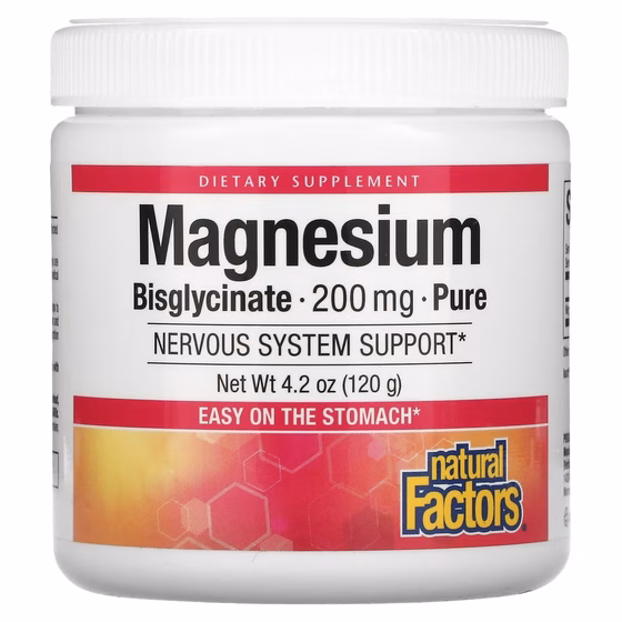 Natural Factors, Magnesium, 4.2 oz (120 g)