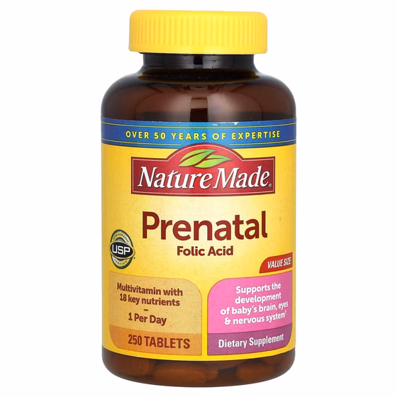 Nature Made, Multi Prenatal, 250 таблеток