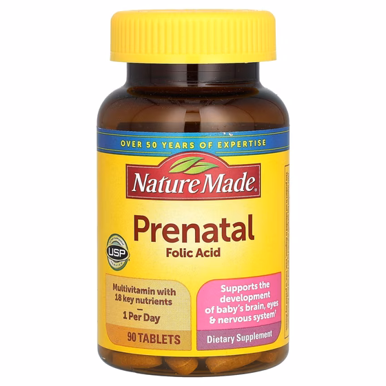 Nature Made, Мультивитаминный комплекс для беременных, 90 таблеток
