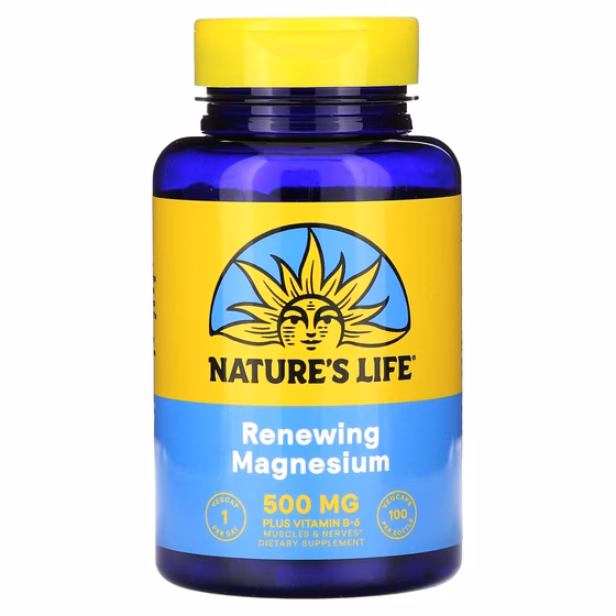 Nature's Life, Magnesium (Магний), 500 мг, 100 капсул