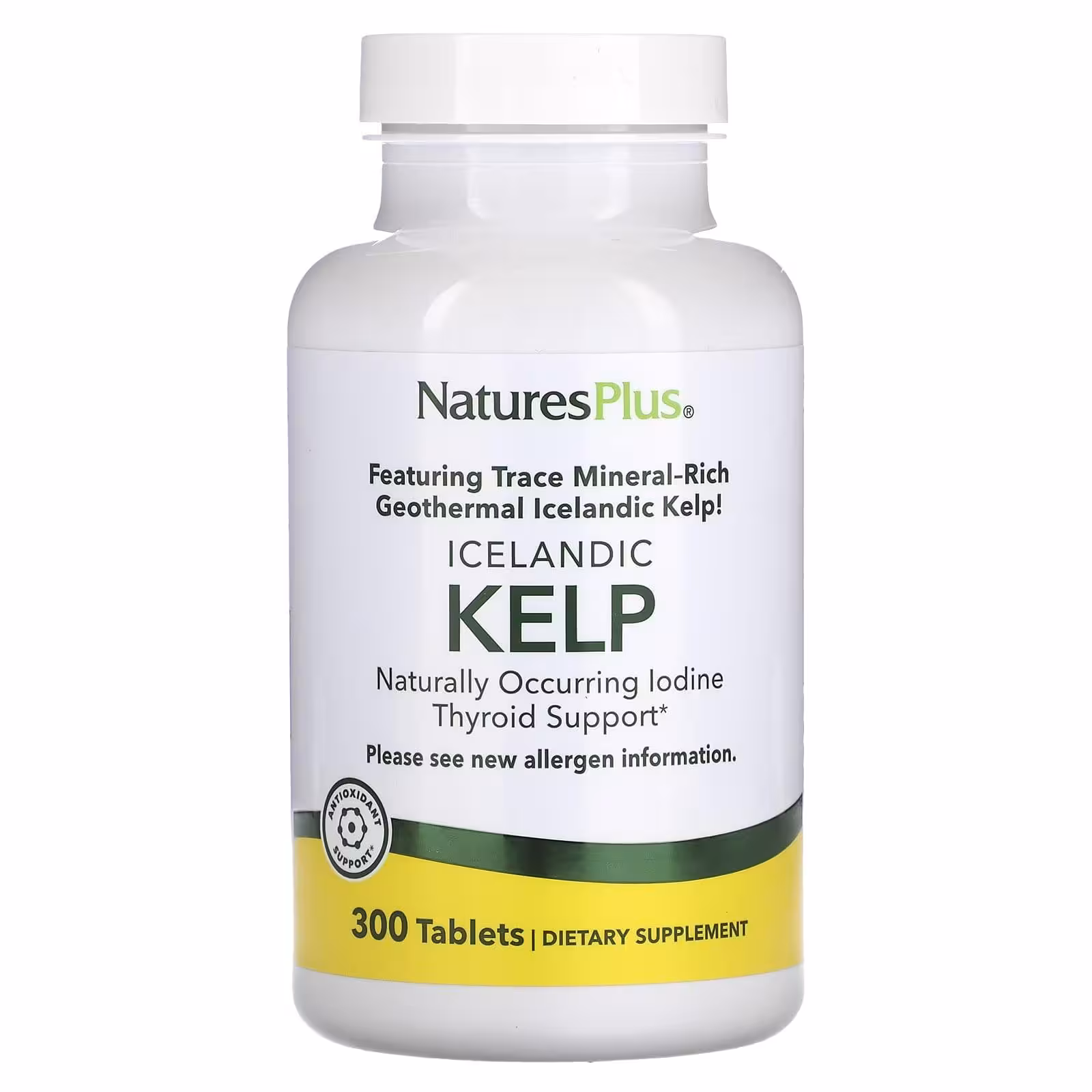 Nature's Plus, Icelandic Kelp, 300 таблеток