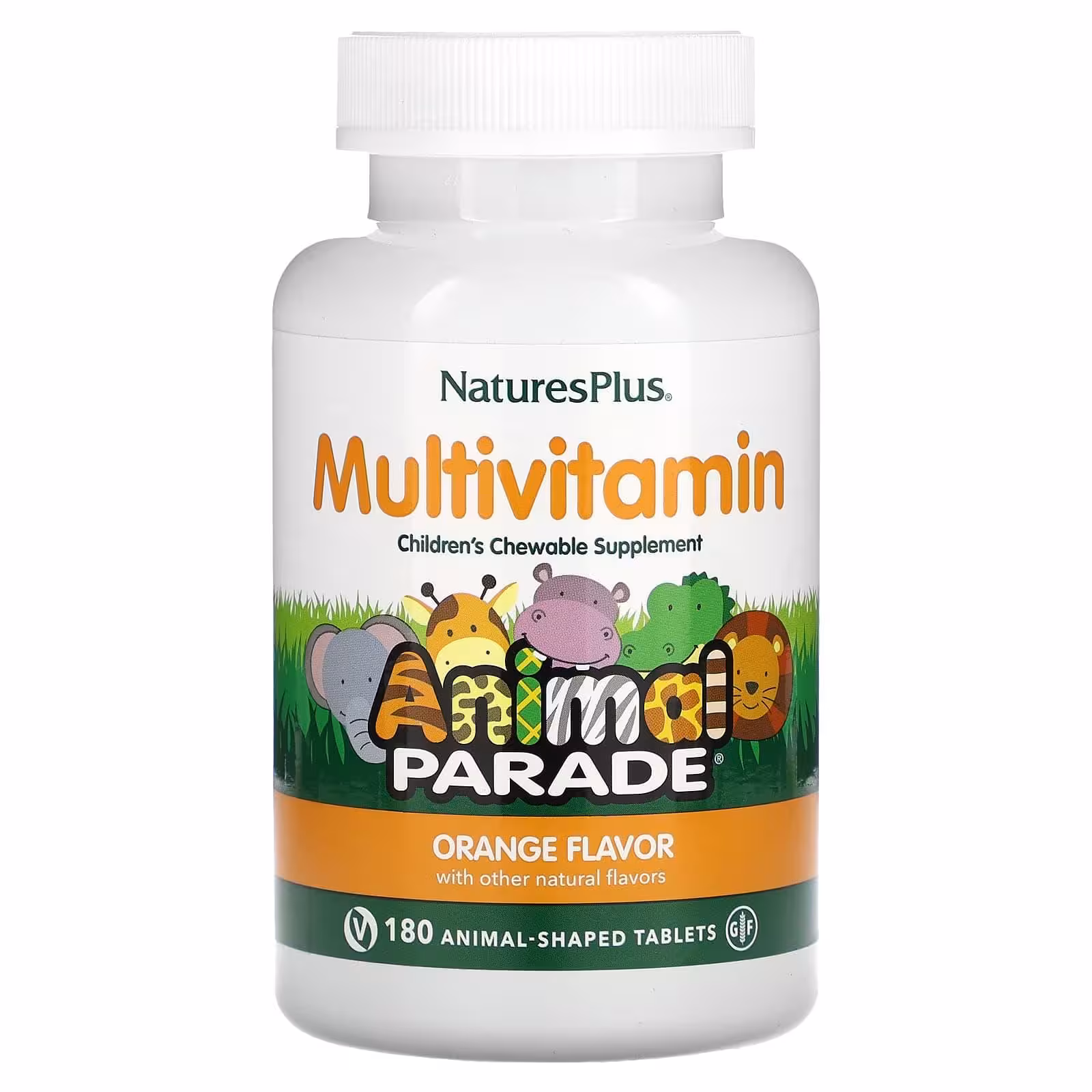 Nature's Plus, Source of Life, Animal Parade, детская жевательная добавка с мультивитаминами