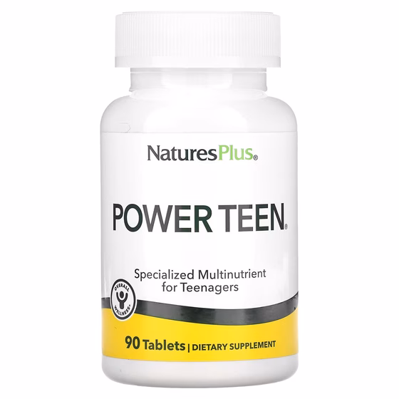 Nature's Plus, Source of Life, Power Teen, питательная добавка для подростков, 90 таблеток