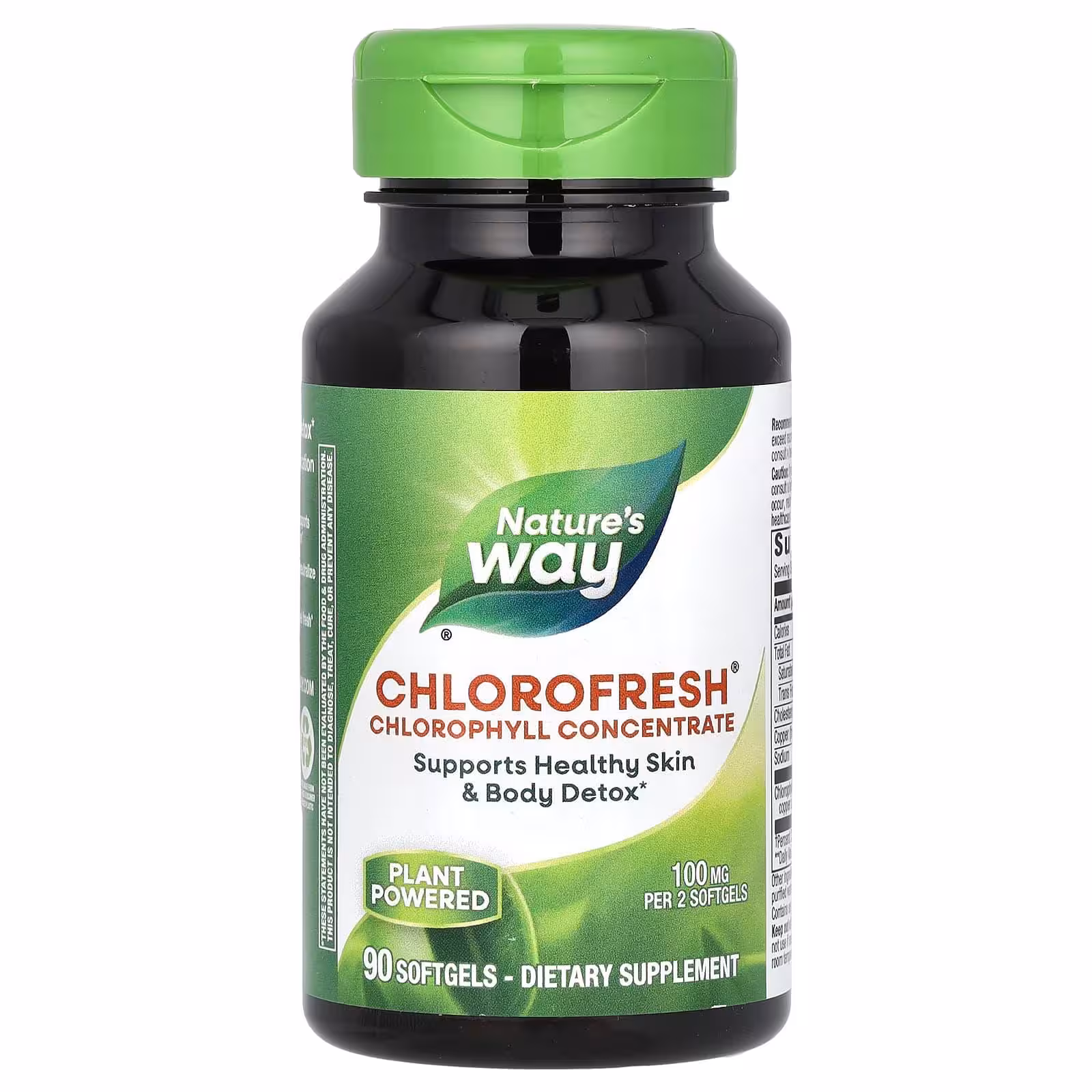 Nature's Way, Chlorofresh, концентрированный хлорофилл, 90 мягких таблеток