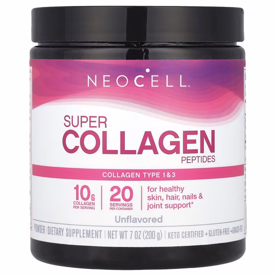 Neocell, пептиды супер коллагена, без вкусовых добавок, 200 г (7 унций)