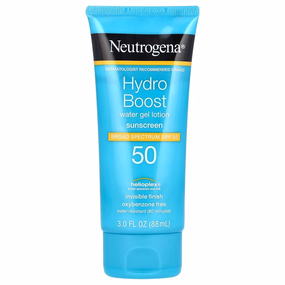 Neutrogena, Hydro Boost, гель-лосьон на водной основе, SPF 50, 88 мл (3 жидк. унции)
