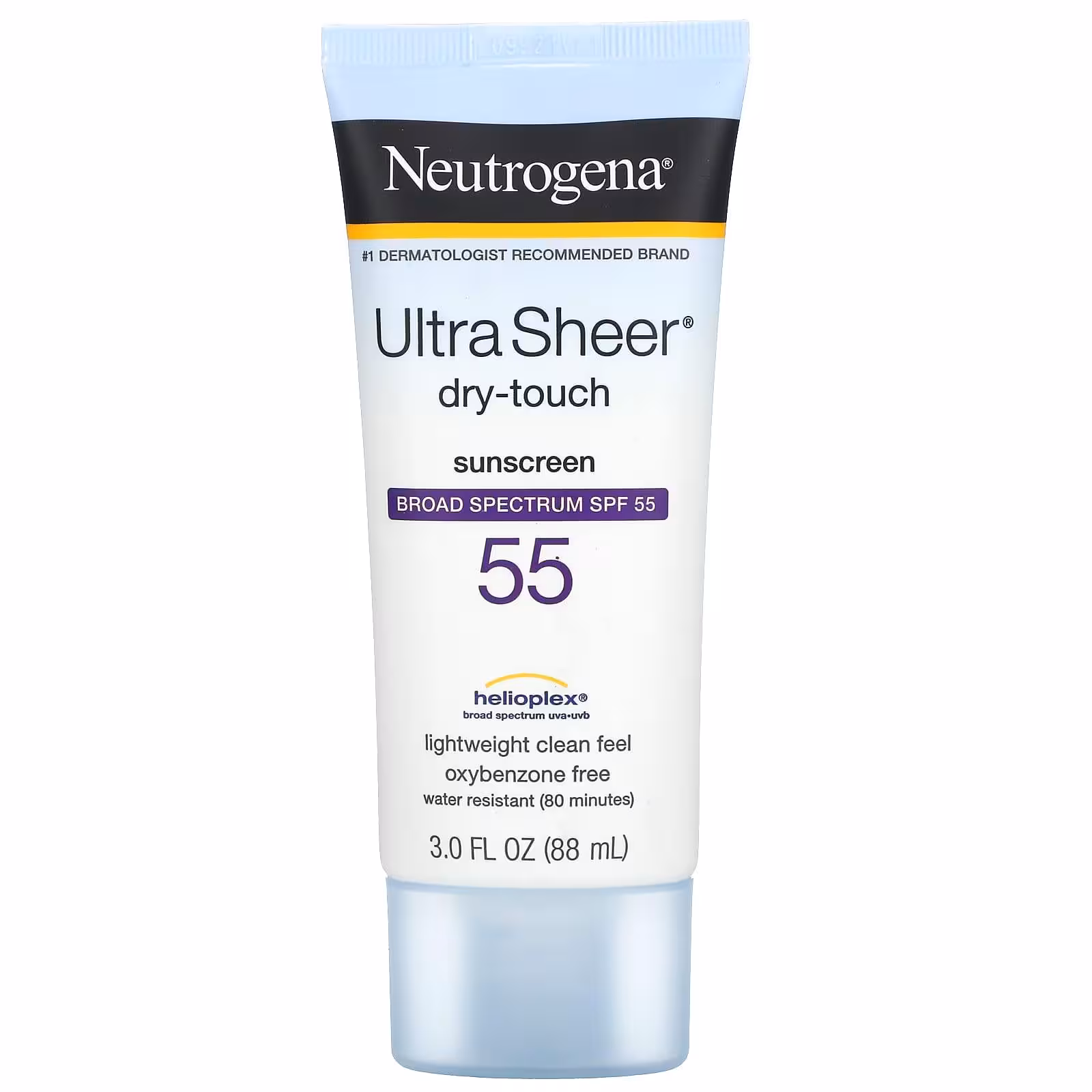 Neutrogena, Ultra Sheer, солнцезащитное средство с текстурой «сухое прикосновение», SPF 55, 88 мл (3