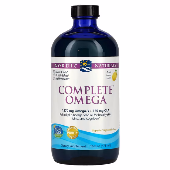 Nordic Naturals, Complete Omega, лимон, 473 мл (16 жидких унций)