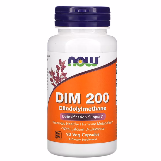 NOW Foods, DIM 200, 90 растительных капсул