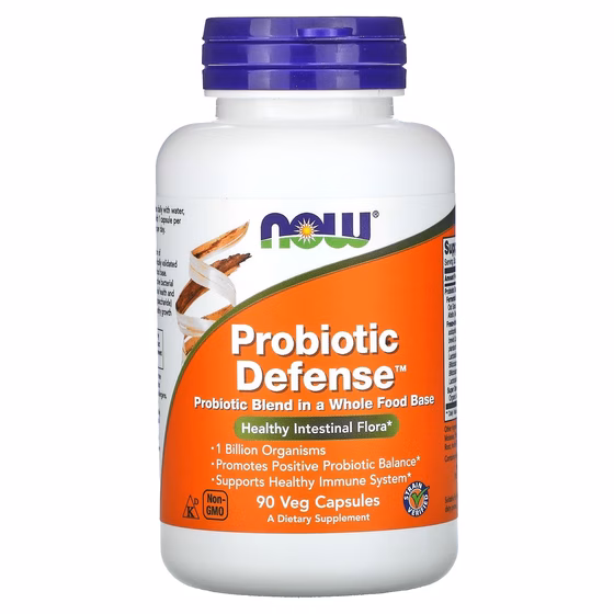 NOW Foods, Probiotic Defense, 90 растительных капсул