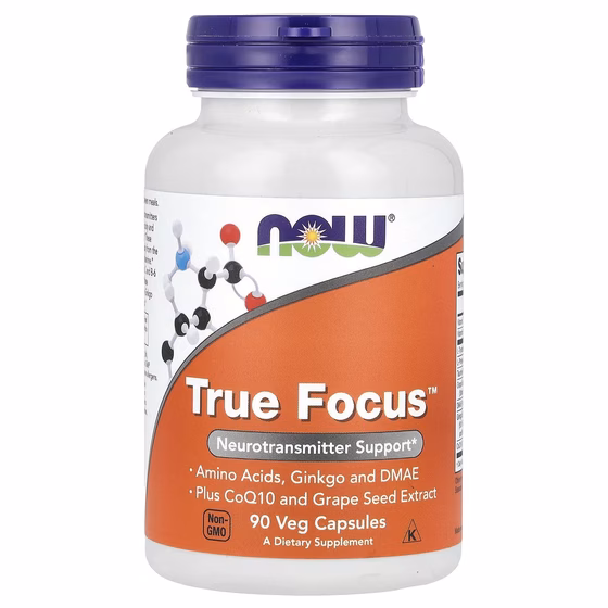 NOW Foods, True Focus, 90 растительных капсул