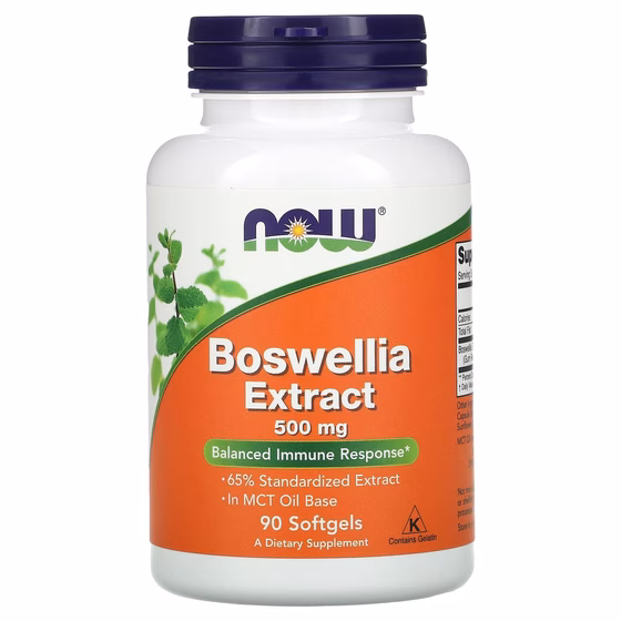 Now Foods, Экстракт босвеллии, 500 мг, 90 капсул