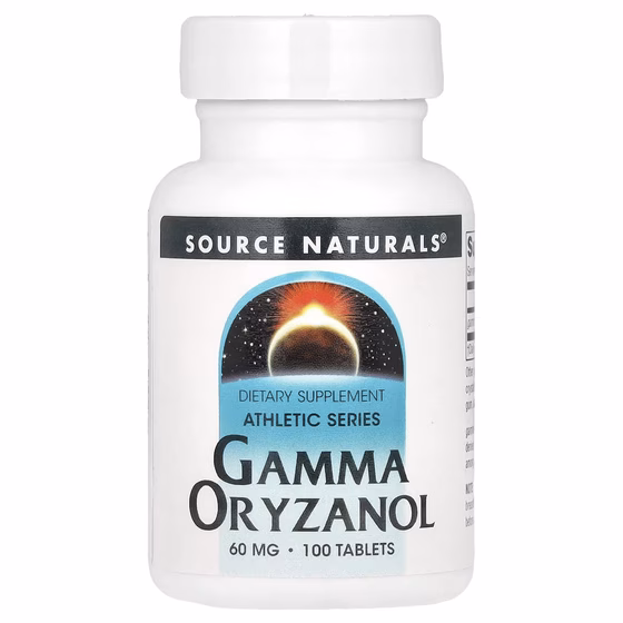 Source Naturals, Athletic Series, гамма-оризанол, 60 мг, 100 таблеток