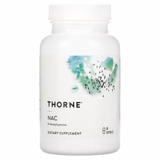 Thorne Research, N-ацетилцистеин, 90 капсул