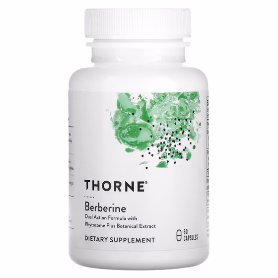 Thorne Research, берберин-500, 60 капсул