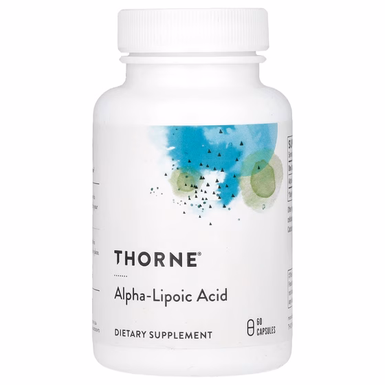 Thorne, альфа-липоевая кислота, 60 капсул