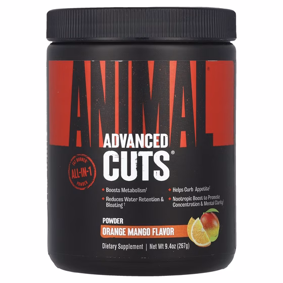 Universal Nutrition, Animal Cuts, апельсин и манго, 265 г (9,3 унции)