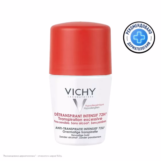 Vichy, Deodorants, Дезодорант анти-стресс шариковый 72 ч для всех типов кожи, 50 мл