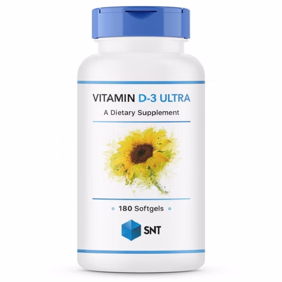 SNT, Vitamin D-3 Ultra 10000 iu, 180 softgels