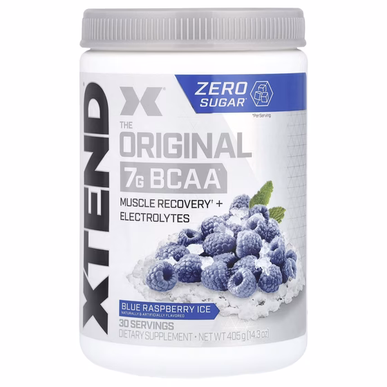 Xtend, The Original, 7 г аминокислот с разветвленной цепью (BCAA), со вкусом голубой малины, 420 г (