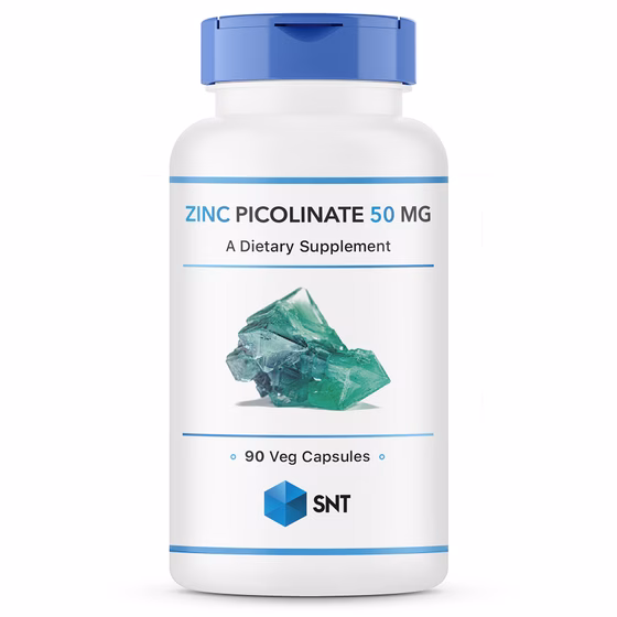 SNT, Zinc Picolinate, 50 mg, 90 veg.caps