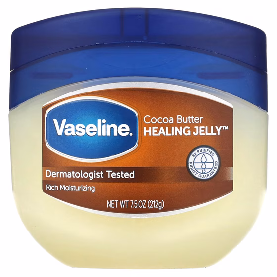 Vaseline, Healing Jelly, Мазь для глубокого увлажнения, «Масло какао», 212 г