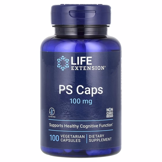Life Extension, PS в капсулах, 100 мг, 100 вегетарианских капсул