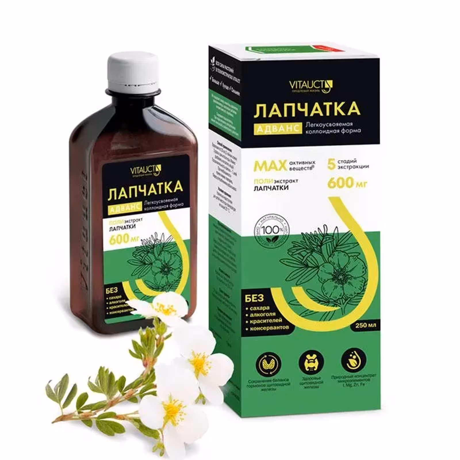 VITAUCT, Лапчатка АДВАНС 600 грамм ,250 мл