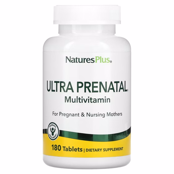 Nature's Plus, Ultra Prenatal, пренатальные витамины, 180 таблеток