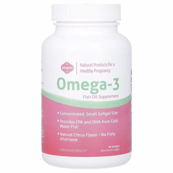Fairhaven Health, PeaPod, омега-3, 90 капсул