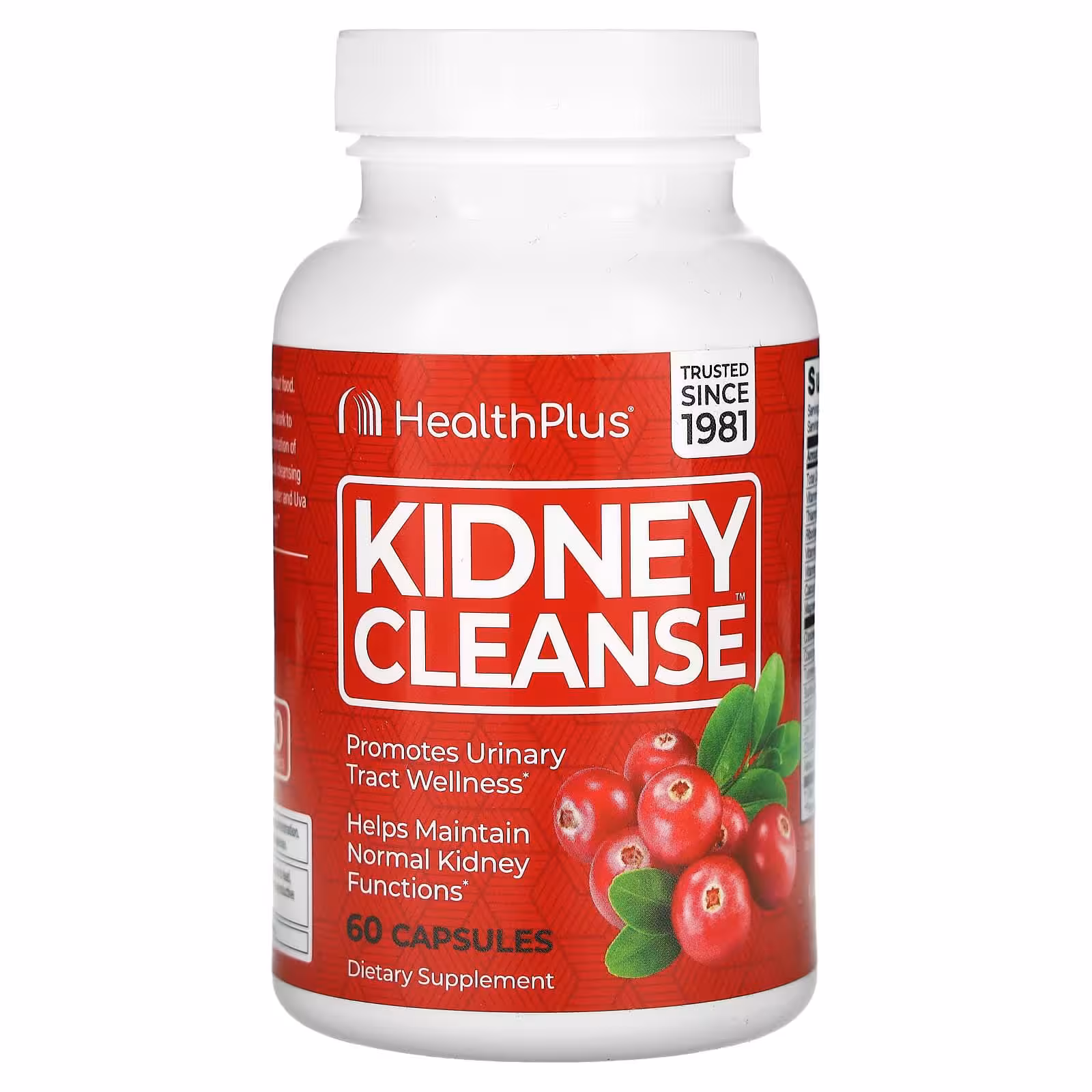 Health Plus, Kidney Cleanse, очищение почек, 60 капсул