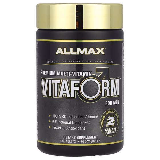 ALLMAX, Vitaform,Мультивитаминыдля мужчин, 60 таблеток