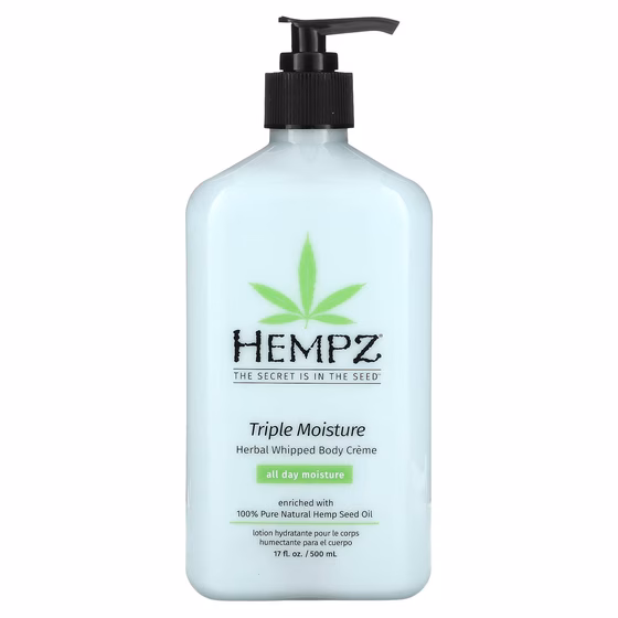 Hempz, Triple Moisture, крем-мусс для тела на растительной основе, 500 мл