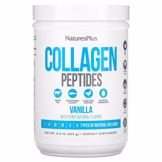 Nature's Plus, Пептиды коллагена, ваниль, 364 г (0,8 фунта)