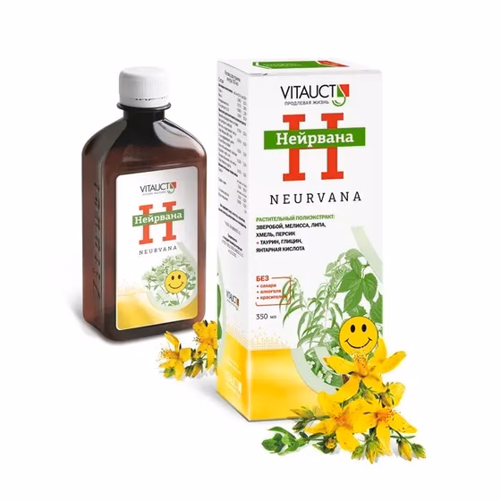 VITAUCT, Нейрвана растительный полиэкстракт, 350 мл