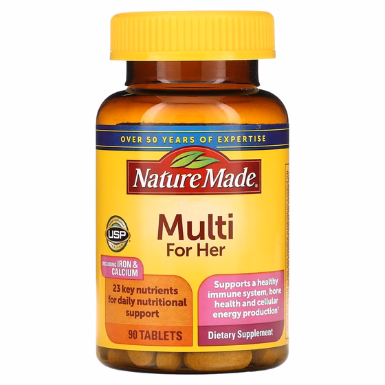Nature Made, Мультивитамины для нее, 90 таблеток