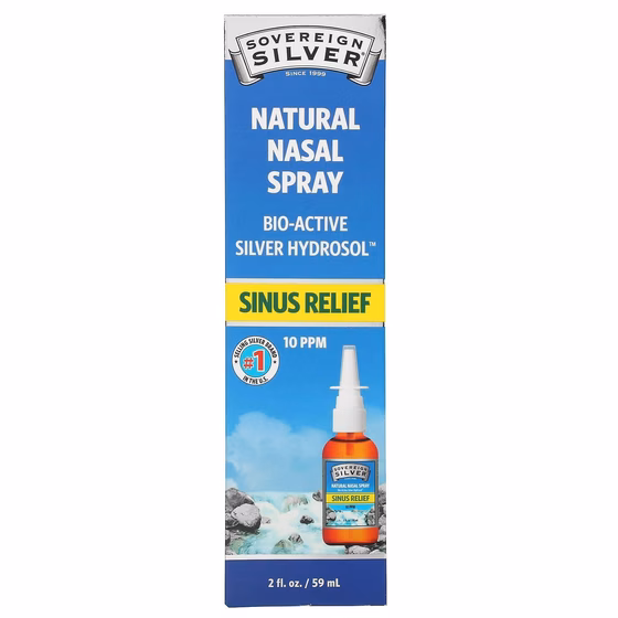 Sovereign Silver, Bio-Active Silver Hydrosol, поддержка иммунитета, вертикальный спрей, 10 част./млн