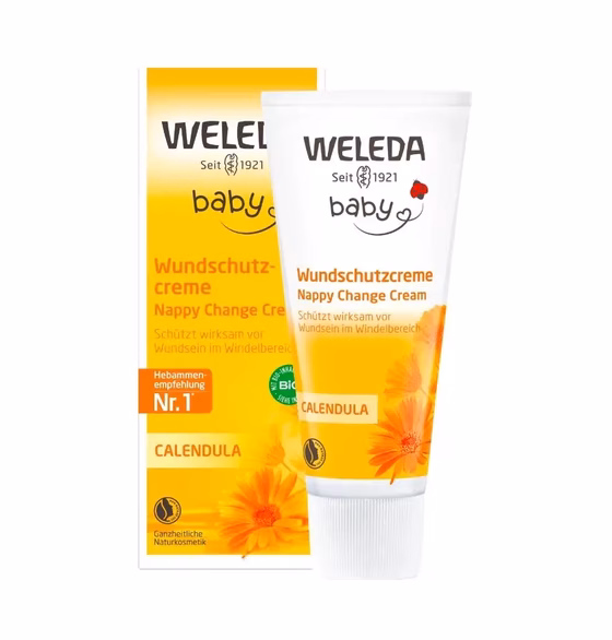 Weleda, Крем с календулой для защиты кожи в области пеленания, 75мл