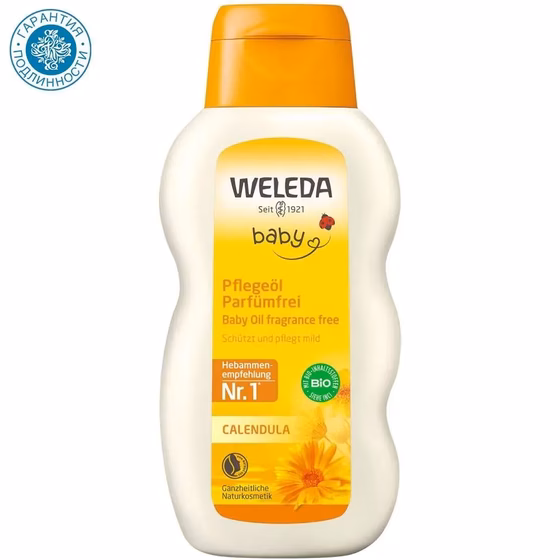 Weleda, Масло с календулой для младенцев, 200мл