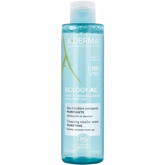 A-DERMA, Biology AC, Очищающая мицеллярная вода для проблемной кожи, 200 мл, 1 шт