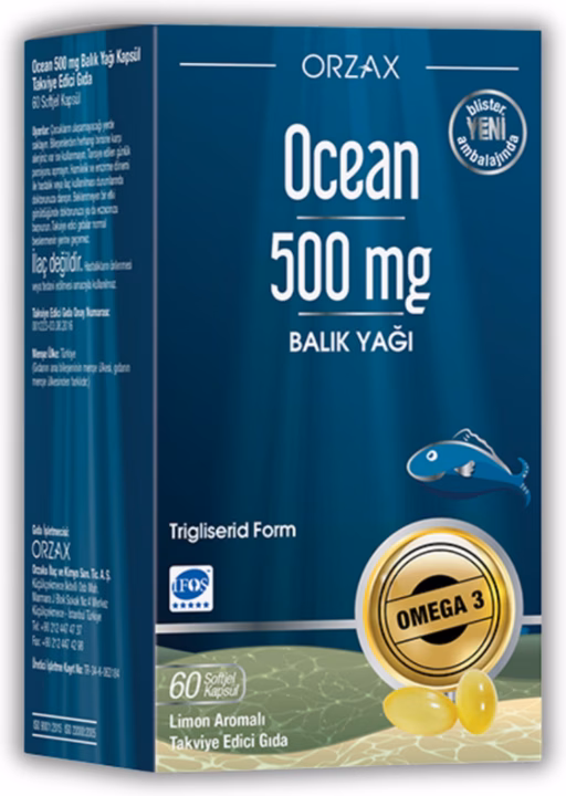 СЦ 20% Ocean, Рыбий жир, 500 mg, 60 капсул