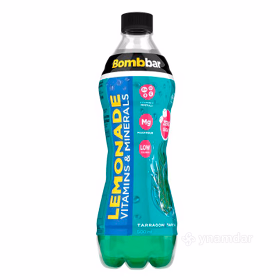 Bombbar, Напиток безалкогольный газированный обогащённый "Лимонад со вкусом Тархун", 500 мл