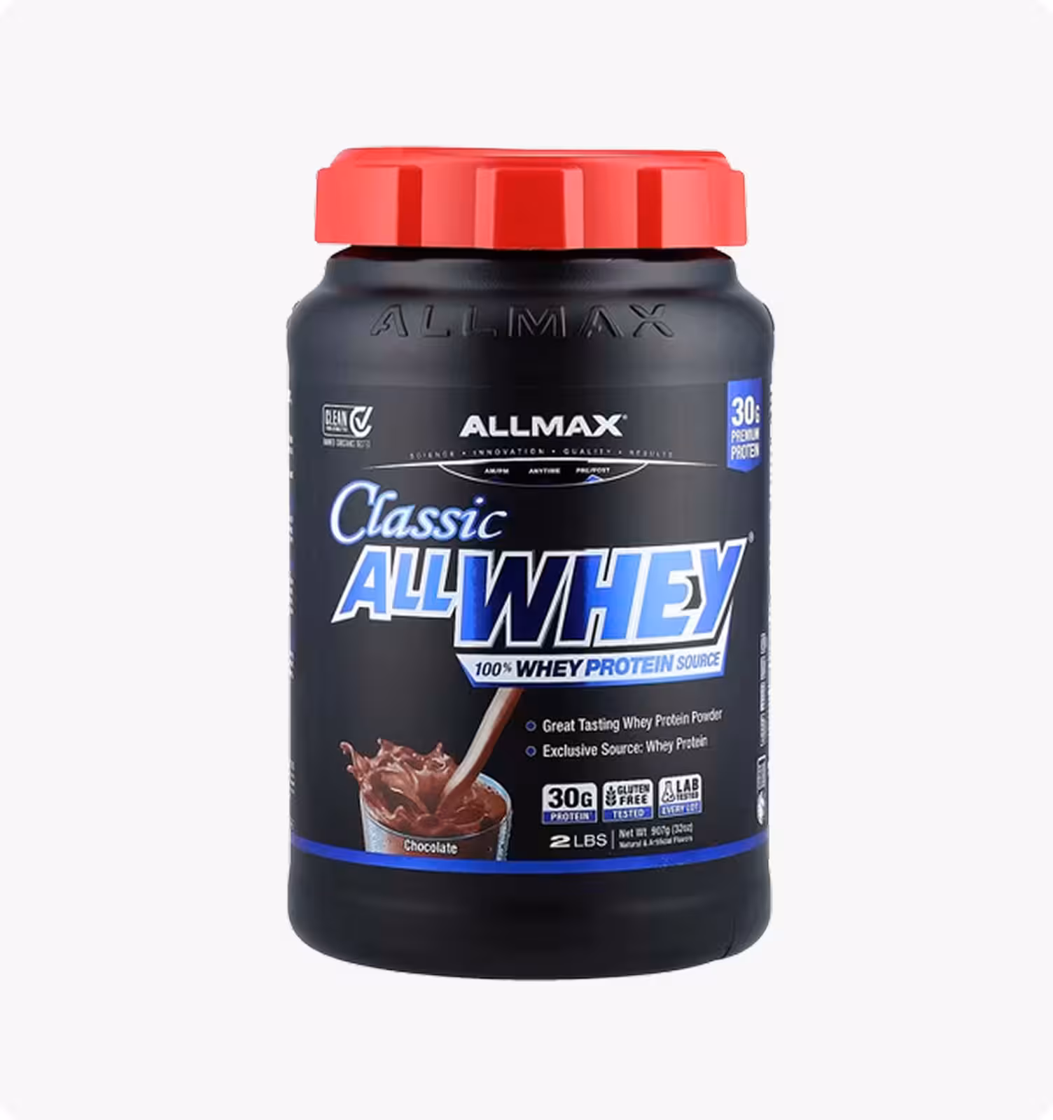 ALLMAX, AllWhey Classic, 100 % сывороточный протеин, Шоколад, 907г