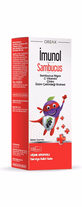 Orzax, Имунол Самбукол, сироп, 150 мл