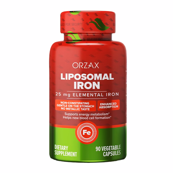 Orzax,Липосомальное железо, 90 капсул